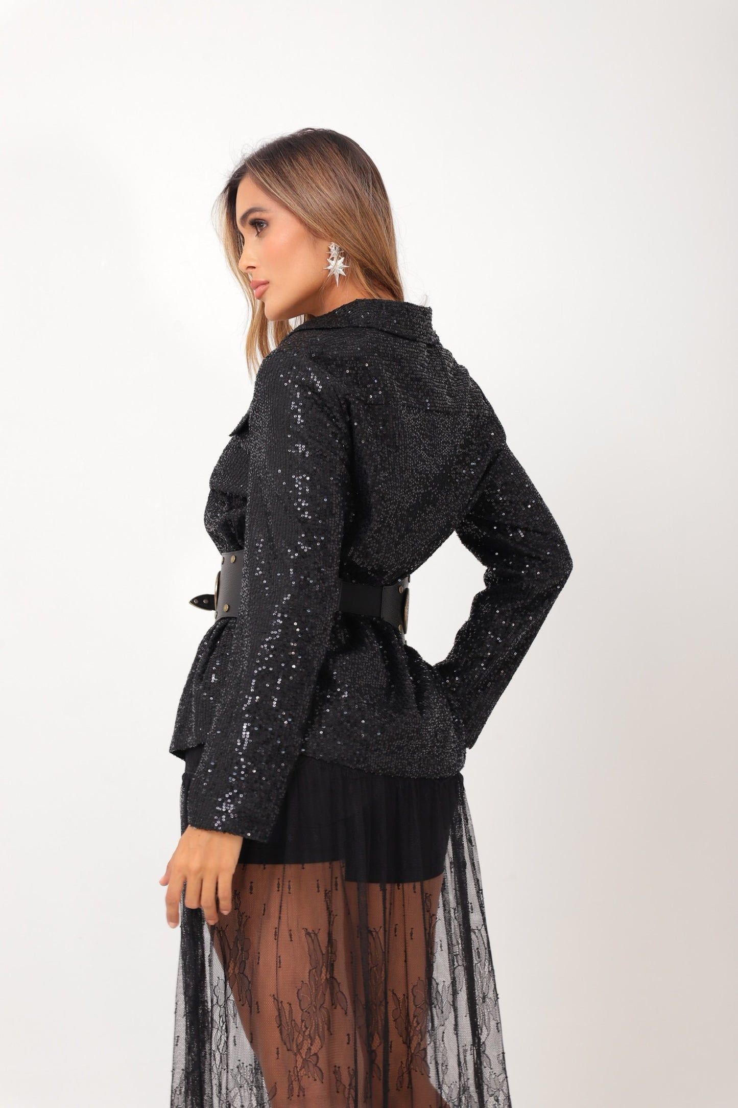Camisa lentejuelas